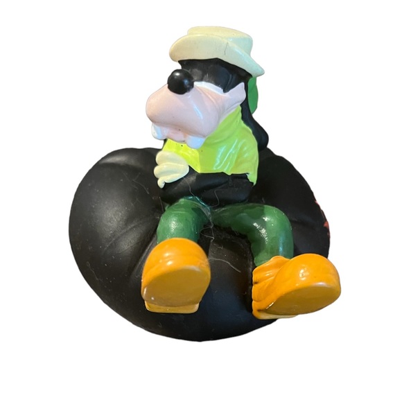 Vintage 1990’s Burger King Kids Club Goofy & Max Rubber Tube Toy - Picture 4 of 4